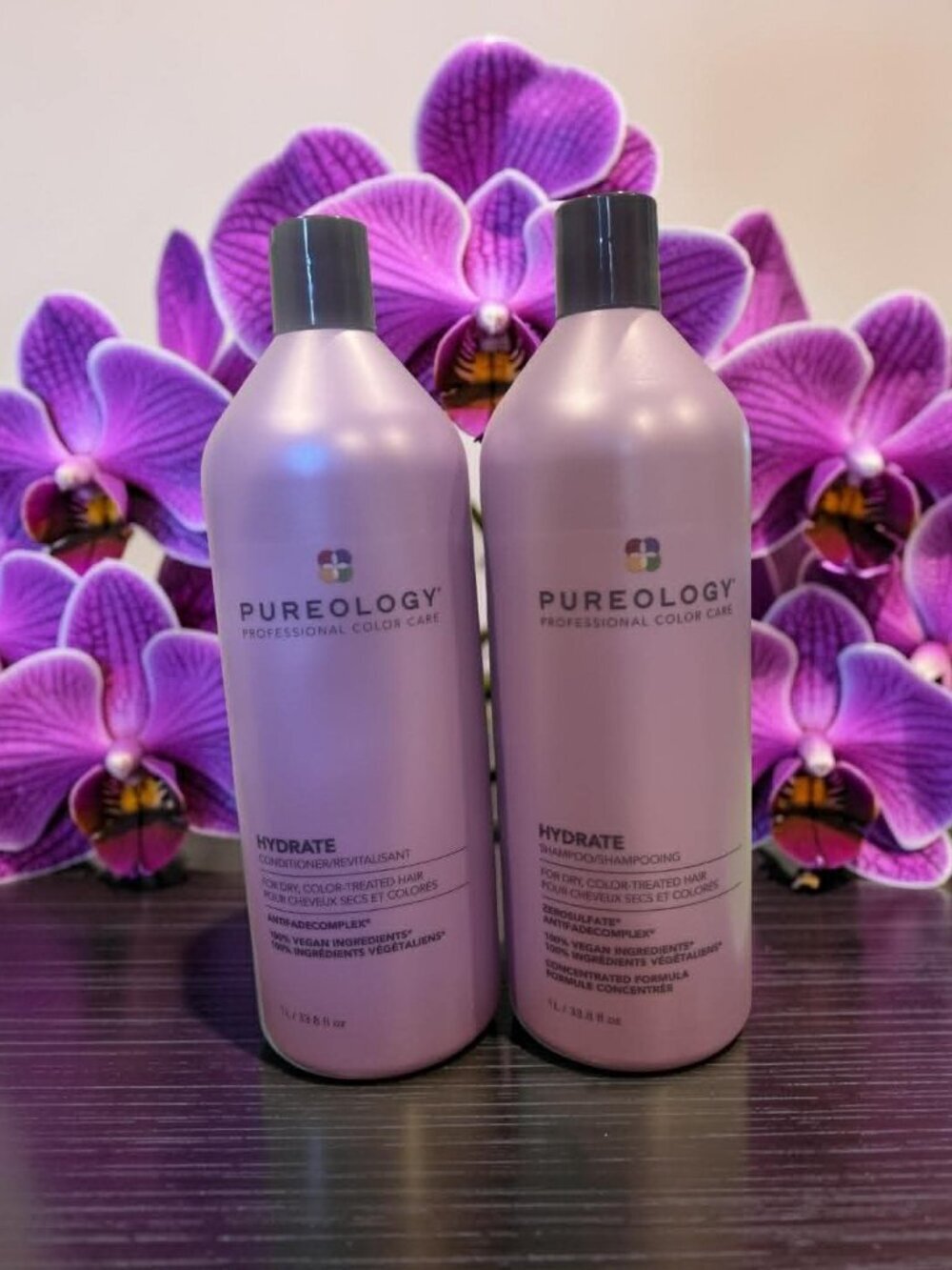Pureology Hydrate Shampoo Conditioner 33.8 oz Liter